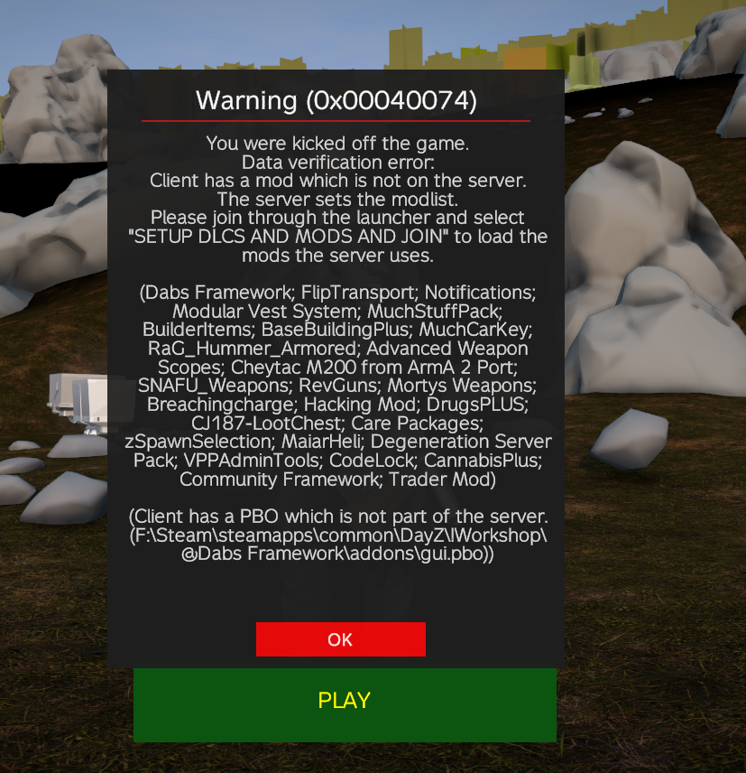 DayZ But it's a Roblox Mod 