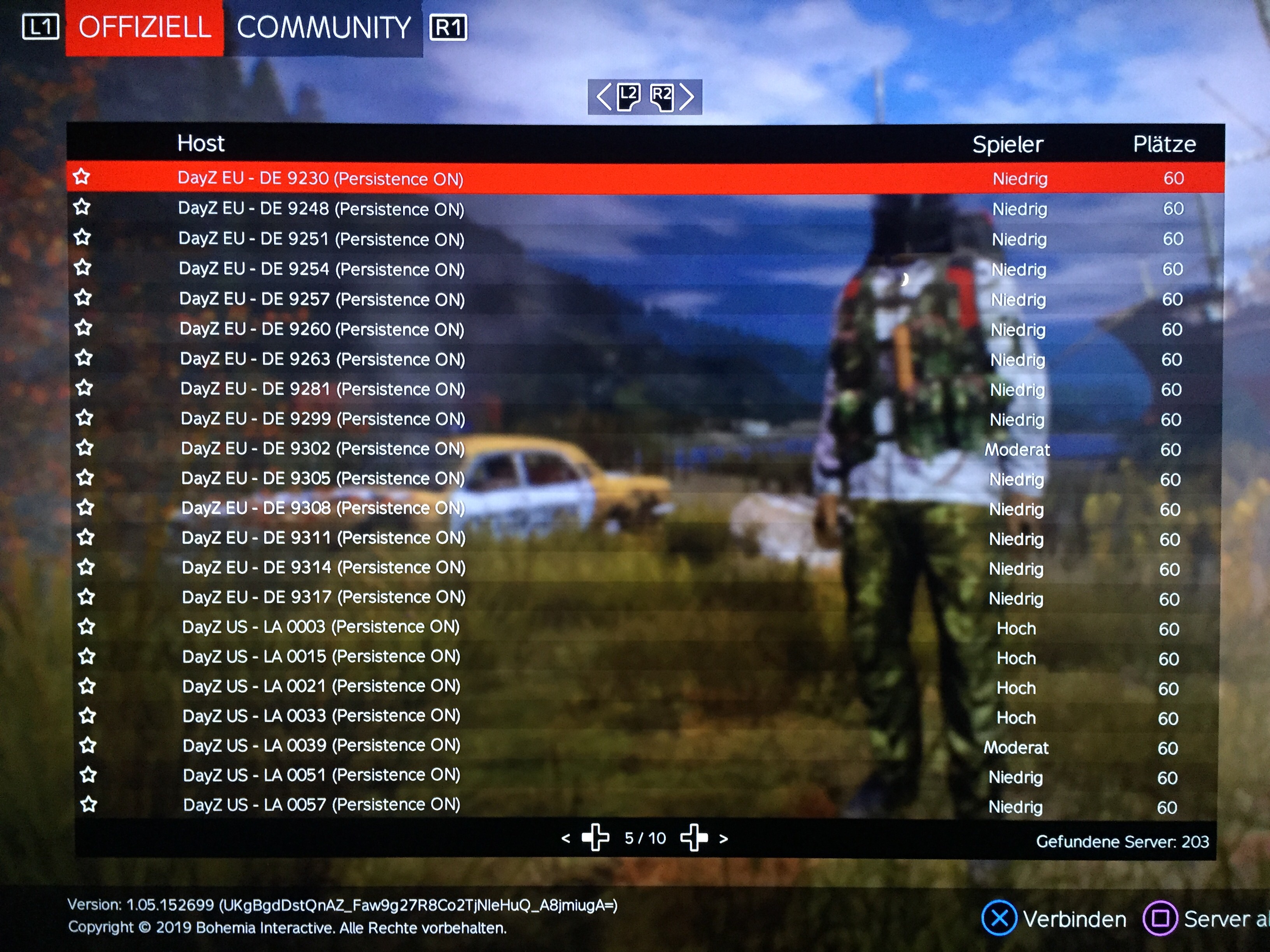 Dayz ps4 server