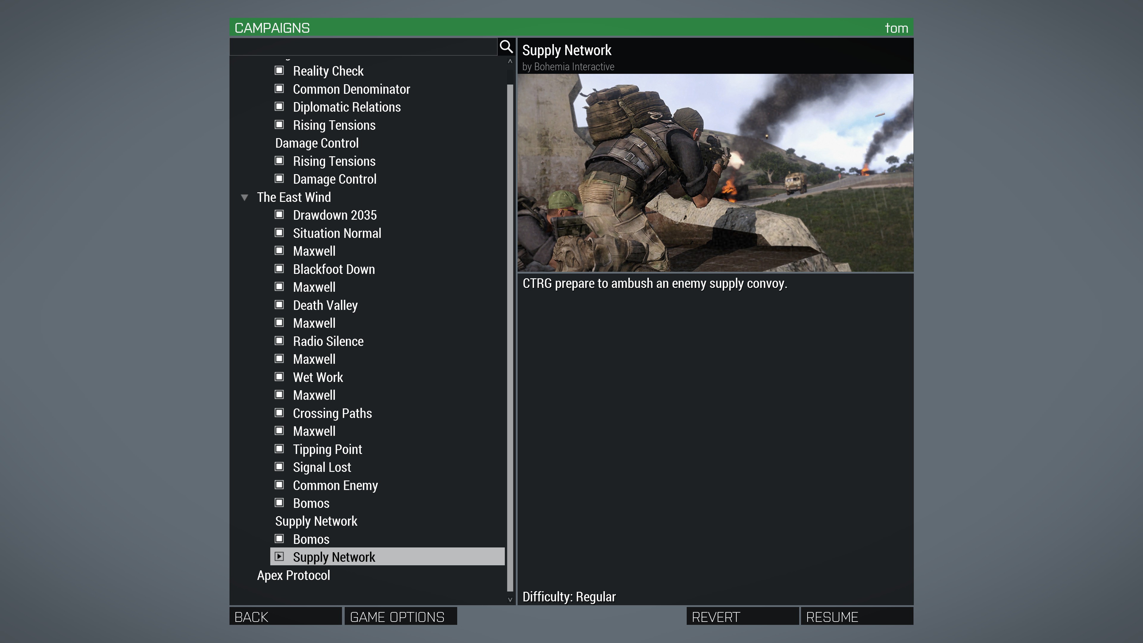 T Arma 3 Single Player Campaigns Lists Duplicate Campaigns