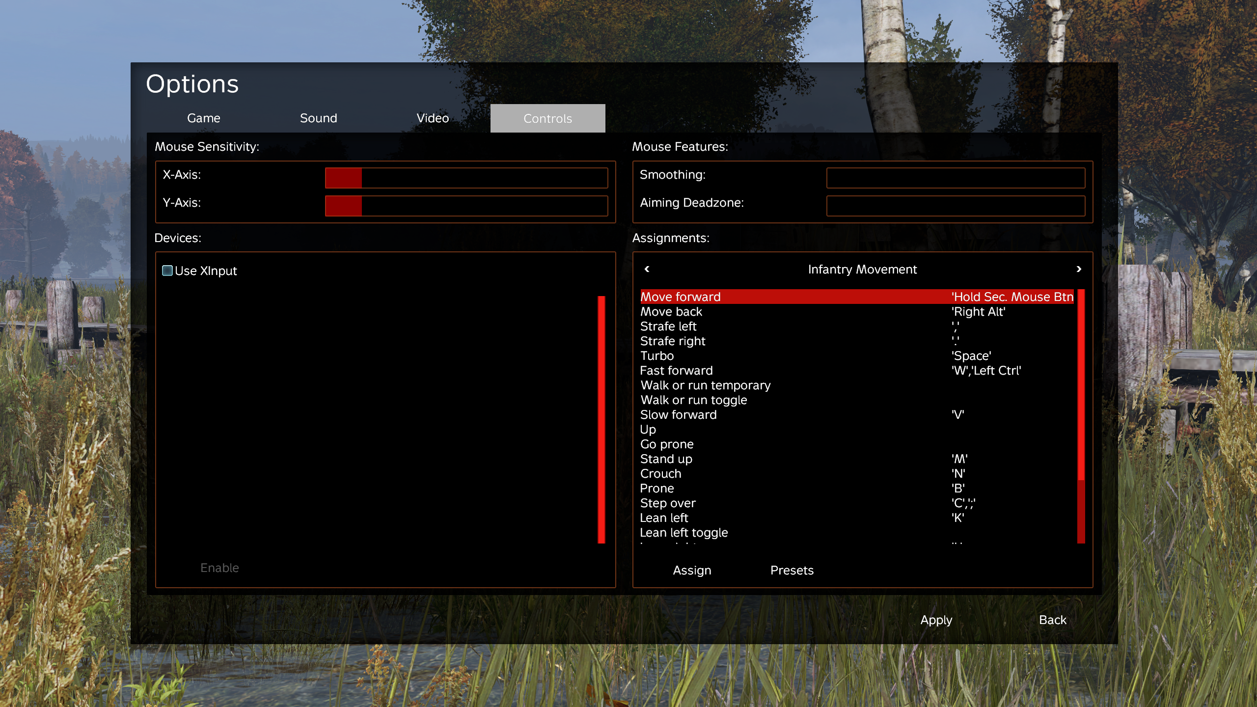 Keybindings - DayZ